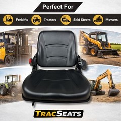 Universal Forklift Seat for Cat, Clark, Komatsu, Nissan, Yale, Toyota, Hyster