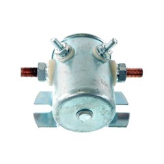 Continuous Heavy Duty 12V Starter 4 Post Solenoid Relay Silver for Prestolite