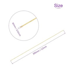 DMiotech 20 Pack 12″ x 3/32″ Brass Rods, Solid Round Brass Rod for DIY Craft Bra