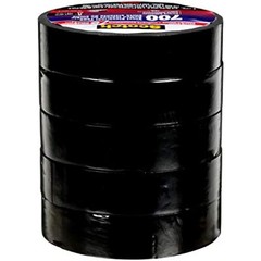 Scotch Vinyl Electrical Tape, Black, 3/4-in x 66-ft, 5-Rolls
