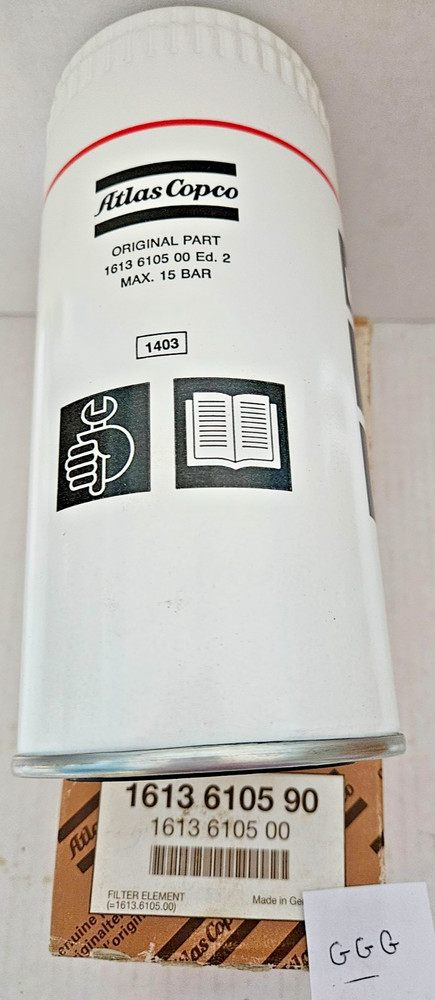 Atlas Copco 1613 6105 90 Oil Filter