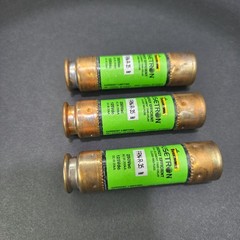 (3) Bussmann FRN-R-35 Fusetron 35Amp 250V AC/125V DC Time-Delay