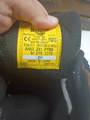 Dr. Martens P0313 Industrial Steel Toe Safety Work Shoes Brown Men’s Size 13 EH