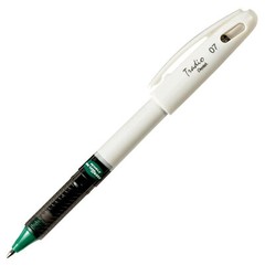 NEW 12-Pack Pentel EnerGel Tradio Pearl .7mm Metal Tip GREEN Gel Pen BL117W-D