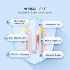 Dental Impression Material silicone Putty Normal Fast Set Heavy/Light Body