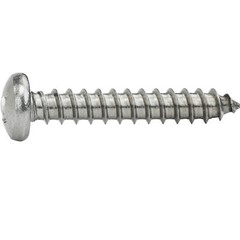#10 x 3/4″ Sheet Metal Screws Self Tapping Pan Head Stainless Steel Qty 25