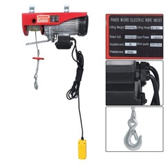 Electric Hoist 1760lbs Crane Winch with Wired Remote Control 1350W 110V New