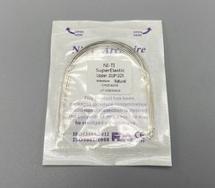 Dental Orthodontic Arch Wire Super Elastic Niti Round Rectangular Natural Form