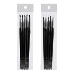 Dental Composite Resin Porcelain Brush Pens Shaping Silicone Tooth Tool 5pcs/Set