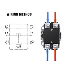 2 Pole 30 Amp 24VAC HVAC Contactor -Air Conditioner Condenser Compressor…
