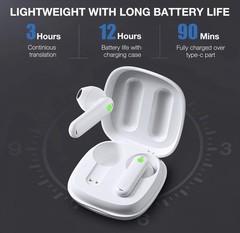Timekettle WT2 Edge Translator Device, Bidirection Simultaneous Translation