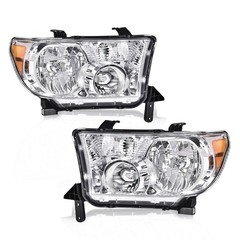 Front Headlight Pair Toyota Tundra 2007-2013 Sequoia 2008-2017 811100C051