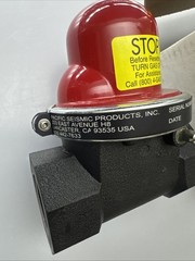 Pacific Seismic 1 1/4” Horizontal Gas Earthquake Valve