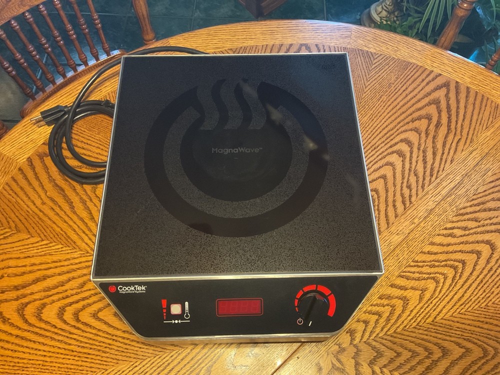 COOKTEK FS-1H-1800W, MC1800 INDUCTION COOKING SYSTEMS COOKTOP For Parts Only