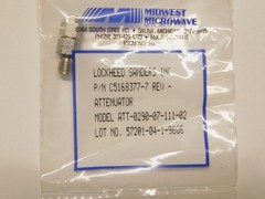 Midwest Microwave ATT-0290-07-111-02 7dB DC-18GHz Minipad M/FM Attenuator