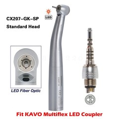COXO Dental Fiber Optic Turbine High Speed Handpiece Fit Kavo Multiflex LUX