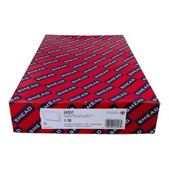 Smead White File Folders Legal Size End Tab w/ Extended Straight Cut Tab 50/Box