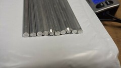 10 pcs. 1/4″ ALUMINUM 6061 T6511 EXTRUDED ROUND SOLID ROD X 5-1/2″ Long