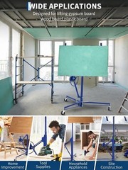For Precise Positioning During Ceiling Wall Construction This 11FT Drywall Lift