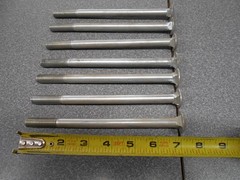 Carriage Bolt 7/16″ x 7.00″. Carriage Bolts. (LOT OF 7), Grade 2, Coarse. NOS!