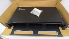 Dynacom 1U Rack Mount Fiber Optic Enclosure 13″L X 19″W X 1 3/4″ H