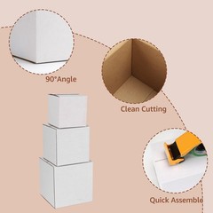 30 Packs Small Shipping Boxes Mixed Sizes, 10 PCS Each of 6x6x6, 5x5x5, 4x4x4…