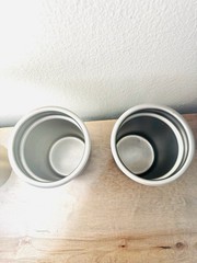 Set of 2 Commercial Grade Vollrath 78154 Stainless Steel 2.5 Quart Containers