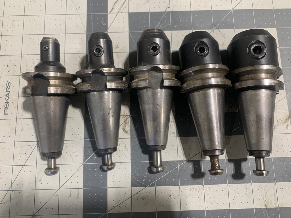 5pc BT35 Tool Holder Lot. 3/16”-3/4” Lydex, Nikken, Techleader