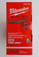 New In Box Milwaukee 2441-20 M12 10 oz Caulk & Adhesive Gun Cordless 12 Volt