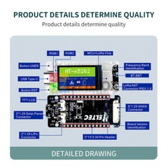 HelTec Node T114 LoRaWAN LoRa nRF52840 SX1262 Meshtastic Tracker – 868MHz Type-C