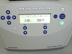Eppendorf 5430 Centrifuge w/ FA-45-30-11 Rotor, 120V, 14,000 RPM/20,000RCF