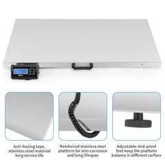 1100 lbs Large Digital Electronic Scale Veterinary Pet Animal Weight for Dog Cat