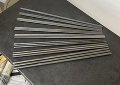 12L14 Steel Round Bar Stock Assortment – 24 Small Diameter Rods – CNC Lathe