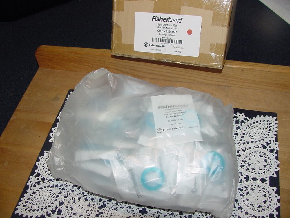 Fisherbrand 22363547 Sterile Cell Strainer 40um, ( Not for Medical Use ) 50/case