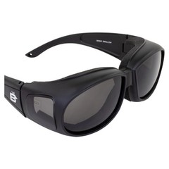 Birdz Swallow Foam Padded Fits Over Most Prescription Eyewear Glasses Smoke Lens