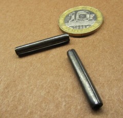 Steel Coiled Spring Pin – 5/32″ Diameter – 1.00″ Length – 100 pcs