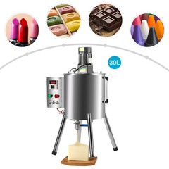 8 Gallon Heating Mixing Filling Machine 30L Stirring Tank Lipstick Paste Filler