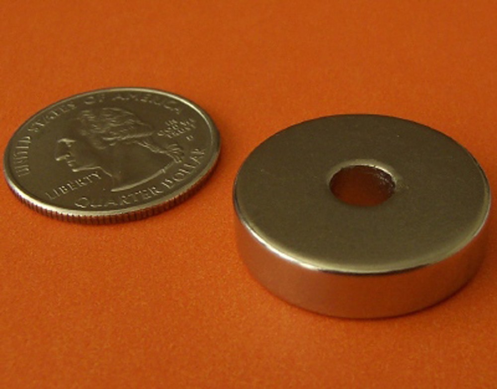 (4) 1 ODx1/4 IDx1/4 Rare Earth Neodymium Ring Magnet Grade N42 1×1/4×1/4