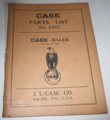 Case 14″x18″ 17″x22″ Sweep & Belt Power Baling Press Baler Parts Catalog Manual