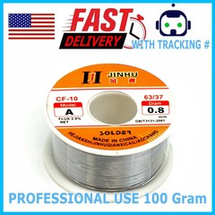 63/37 Tin Rosin Core Solder Wire For Electrical Soldering Sn60 Flux 0.8mm 100g