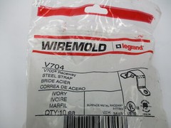 WIREMOLD V704 STEEL STRAP PKG OF 10 NSMP