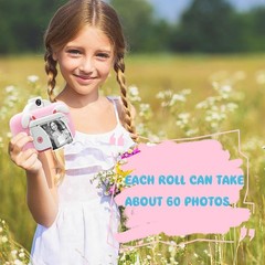 20 Rolls Kids Instant Print Paper Refill Digital Film 2.2Inchx20Ft