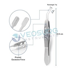 6 Pcs Meibomian Gland Expressor Forceps Set Reusable Ophthalmic Instruments