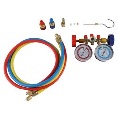 Automotive AC Gauge Set for R134a R12 R22 R502 3 Way AC Manifold Gauge Set V1P7