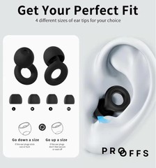Reusable Silicone Ear Plugs Noise Cancelling Earplugs Protector Study Sleep Swim