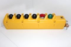 ⭐NEW⭐P&H HARNISCHFEGER 596 6-PUSHBUTTON PENDANT CONTROL STATION⭐With Cord Grip⭐