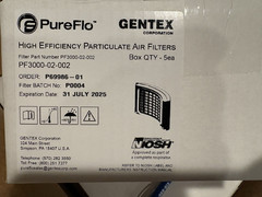 Pureflo High Efficiency Air Filters 5 Count PF3000-02-002 NIOSH HEPA :Respirator