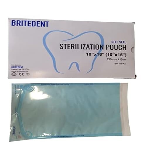 Self-Sealing Sterilization Pouches Easy Open Sterilized – 200PCS BRITEDENT