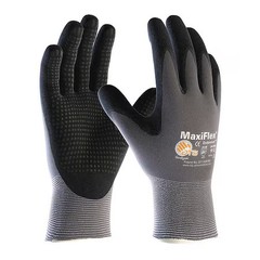 Pip 34-844/L Coated Gloves, Foam Nitrile, Dotted, Palm, 3 Abrasion Level,