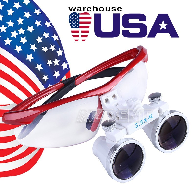 AZDENT Dental 3.5X Binocular Loupe Surgical Magnifier Medical Operation Loupe